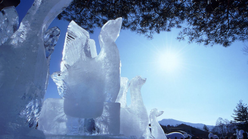 Ice Sculptures in Sapporo Snow Festival