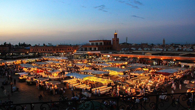 Jemaa el-Fnaa, Marrakech