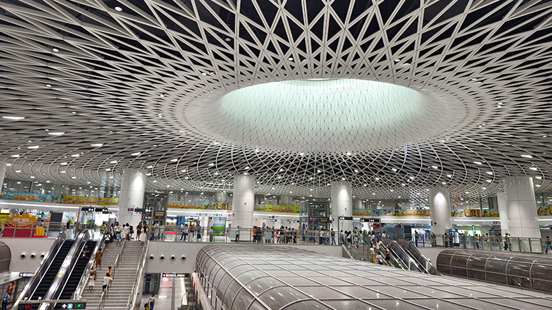 Gangxia North Station, aka Shenzhen's Eye