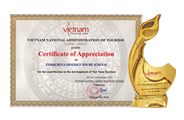 Outstanding Contribution Award by Vietnam National Administration of Tourism
