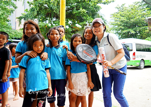Take Photo with Students in Malaysia