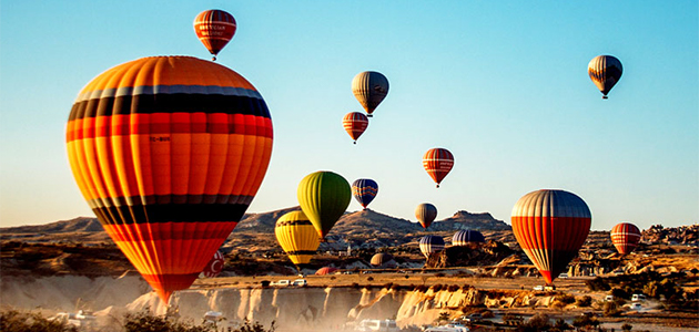 Hot Air Balloon Ridding in Cappadocia, Turkey