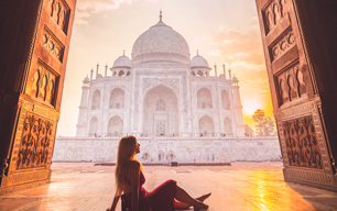 Taj Mahal at Sunrise