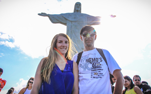 Pictured with Christ the Redeemer