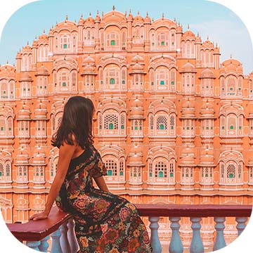 Palace of Winds in Jaipur, India