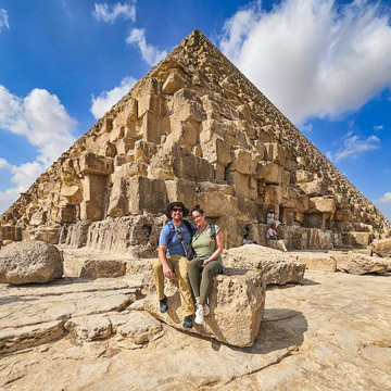 Giza Pyramids in Egypt