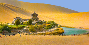 Crescent Moon Spring on the Silk Road