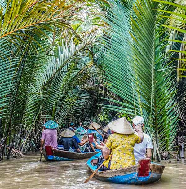 Mekong Delta in Vietnam