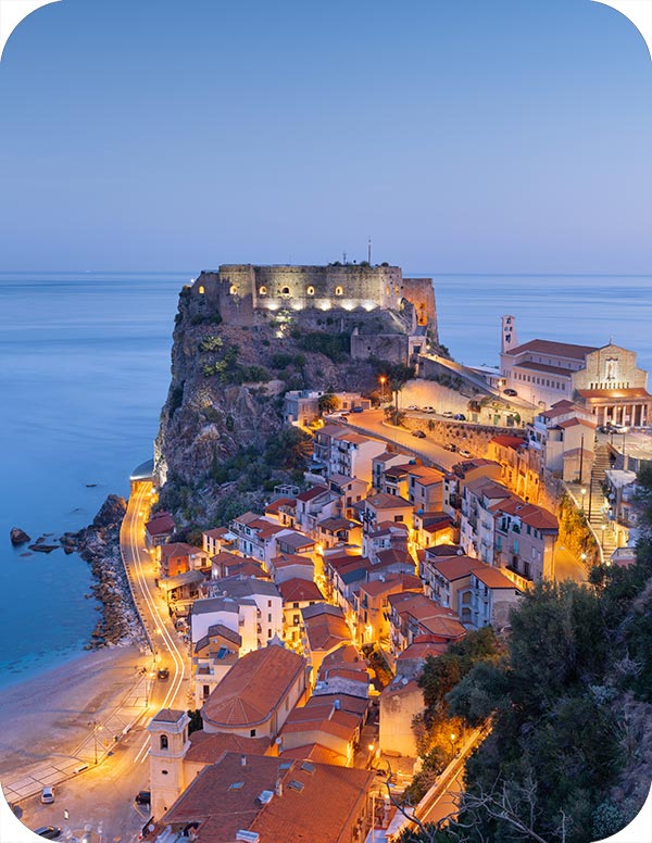 Costal View in Sicily, Italy