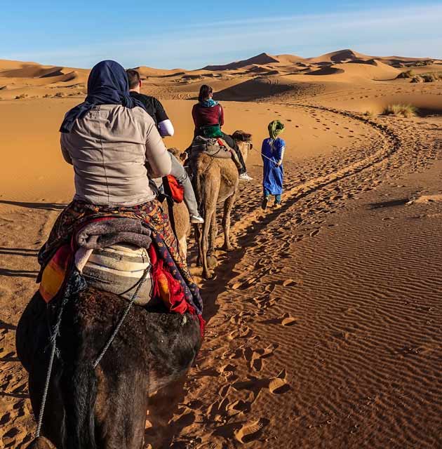 Camel Ride in Sahara
