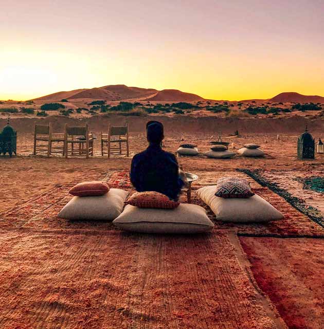Enjoy the Sun-Set in Sahara