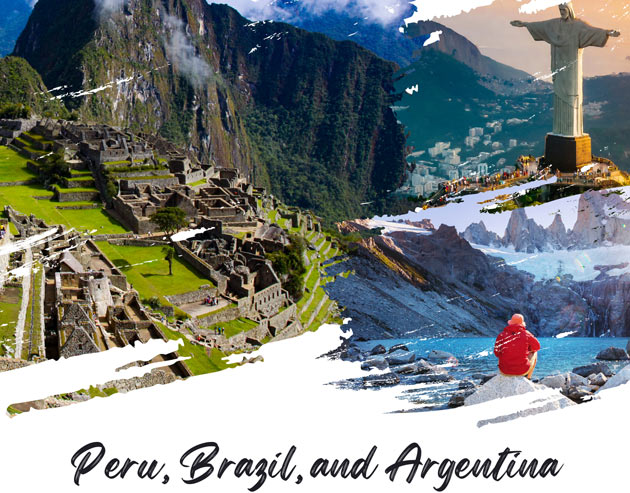 Peru, Brazil, and Argentina