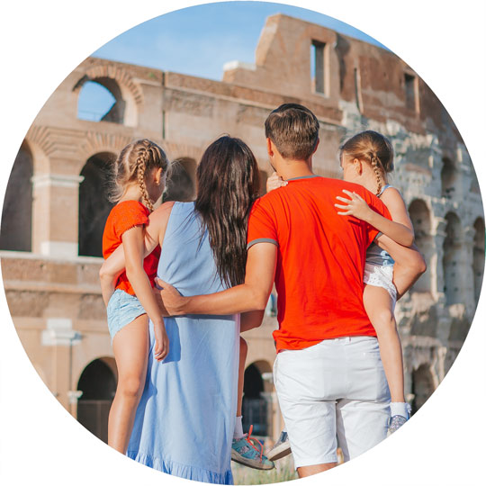 Colosseum and Roman Forum
