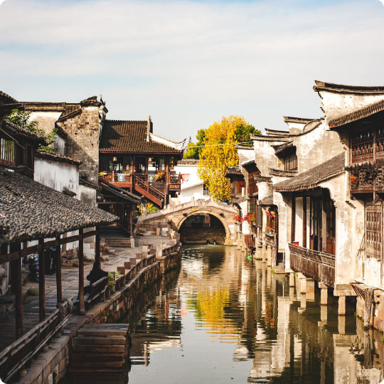 Traditional houses in the southern Yangtze River Basin of China