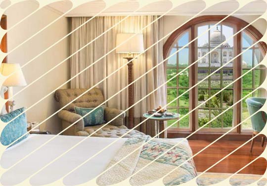A ROOM WITH VIEWS OF THE TAJ MAHAL