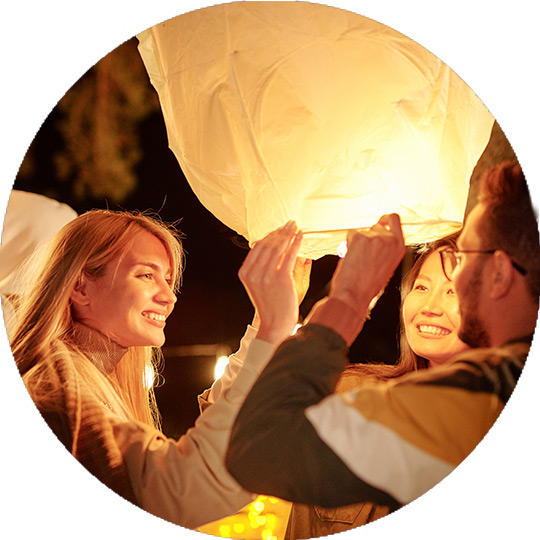 Yi Peng celebration exclusively for your group