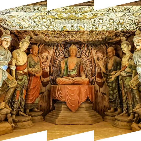 The Cave No.45 in Mogao Caves