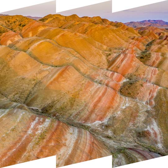 Zhangye Rainbow Danxia Landscape