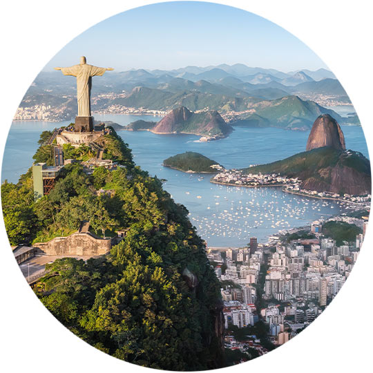 Rio de Janeiro city view