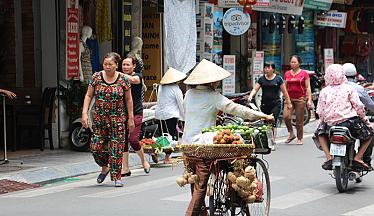 Hanoi street view, Vietnam