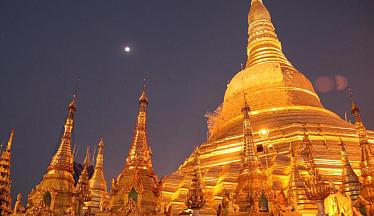 Shwedagon Pagoda in Myanmar