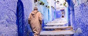 The blue city of Chefchaouen, Morocco