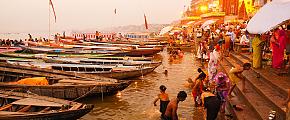 The sacred Ganges in Varanasi, India