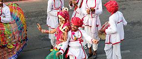 Le défilé du festival à Jaipur