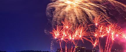 Festivales de fuegos artificiales en Japón