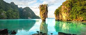 Phang Nga Bay in Phuket, Thailand