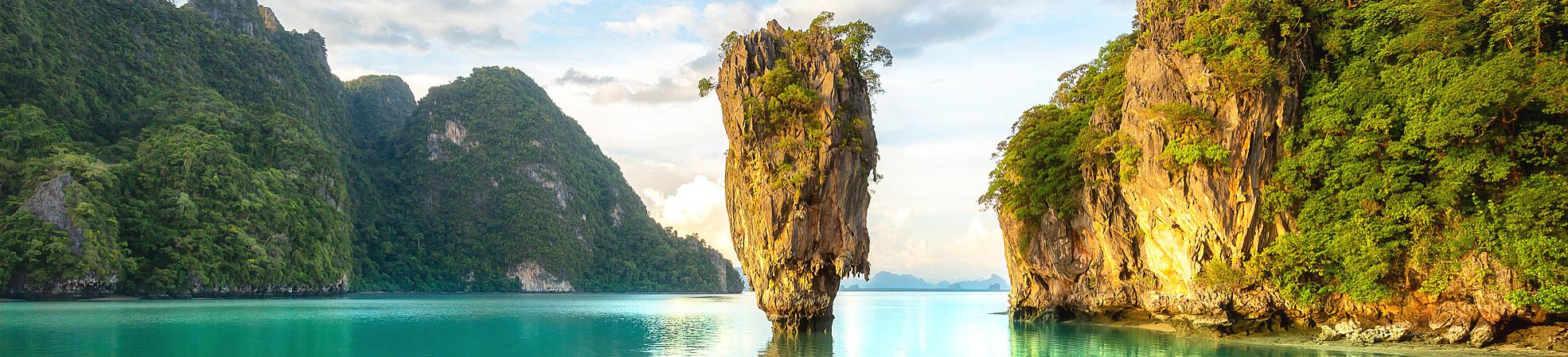 Phang Nga Bay in Phuket, Thailand