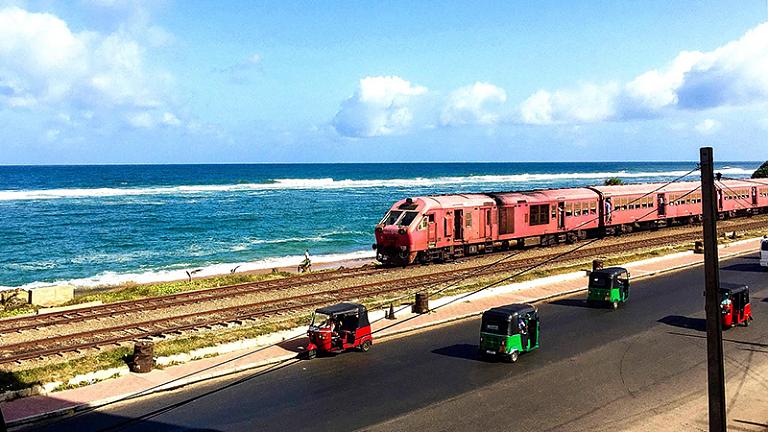 Seaside Train, Sri Lanka