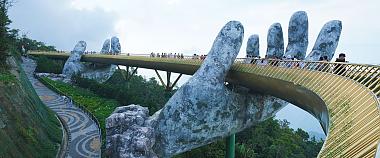 Golden Bridge in Vietnam
