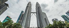 The Petronas Twin Towers, Kuala Lumpur