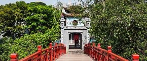 Ngoc Son Temple of Hanoi, Vietnam