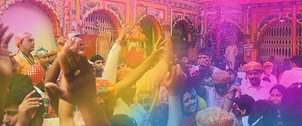 Festival Holi en la India