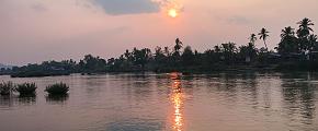 Sunset At Khone Island