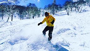 Skiing in Japan