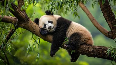 Panda in Sichuan, China