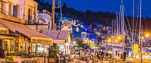 Night View of Greece
