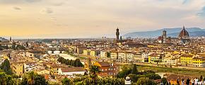 Bird-view of Florence
