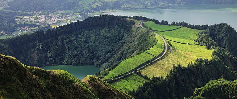 Portugal Hiking Trail in Azores