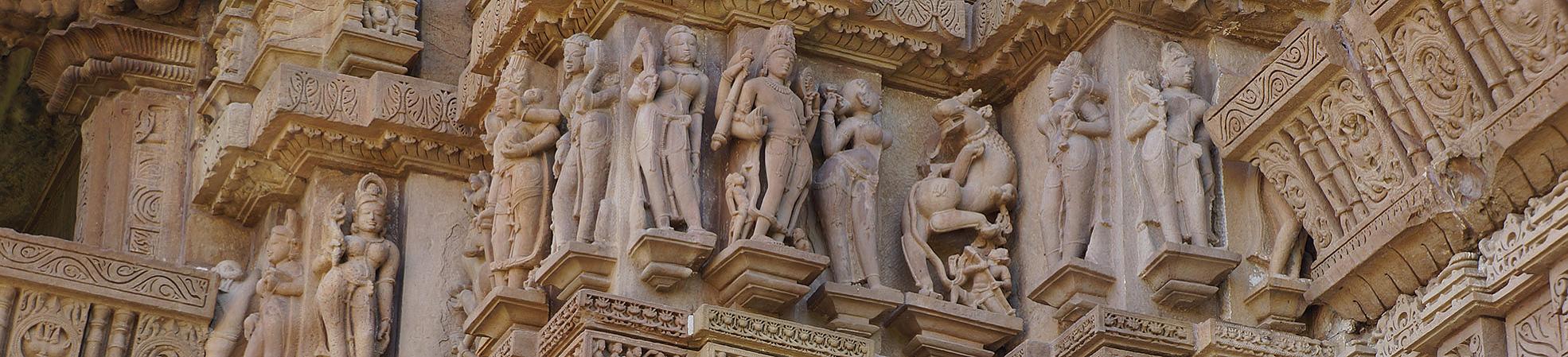 The Carvings in Khajuraho Temple