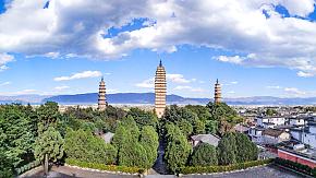 Three Pagodas in Yunnan