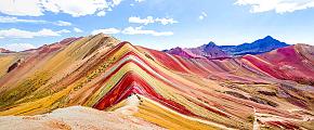 Rainbow Mountain in Peru