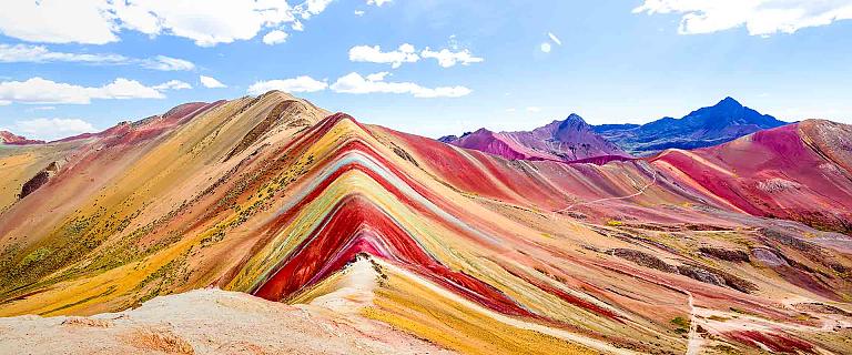 Rainbow Mountain in Peru