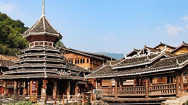 Drum Tower at Zhaoxing Dong Village