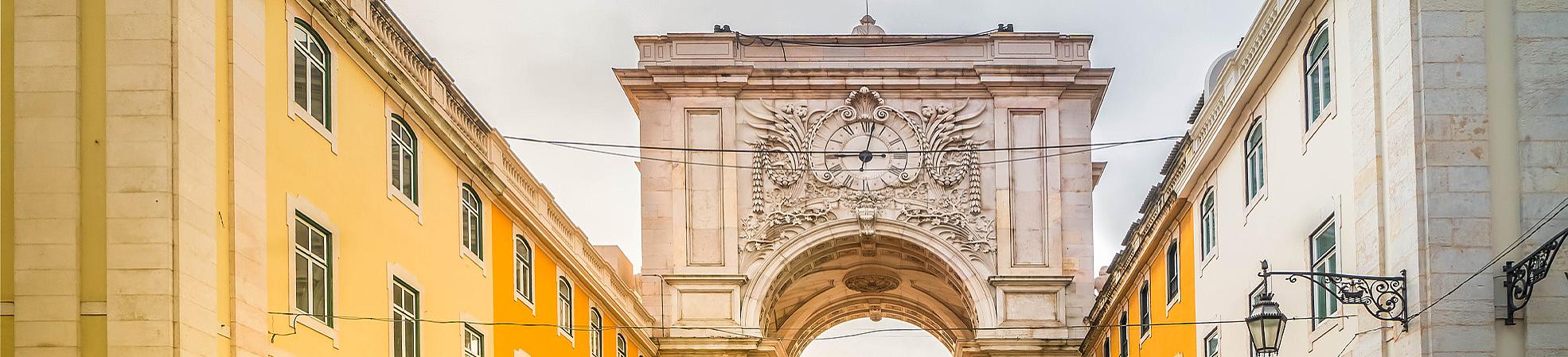 Rua Augusta Arch, Lisbon, Portugal