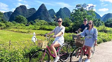 Our guest enjoy their cycling tour in Yangshuo