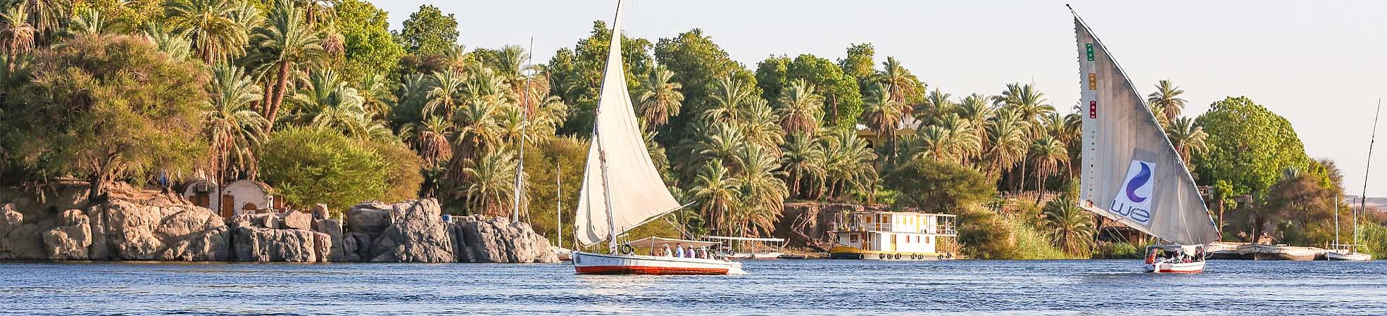 Felucca Sailing on the Nile